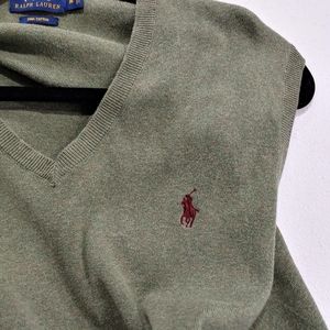 POLO RALPH LAUREN V NECK SWEATER VEST